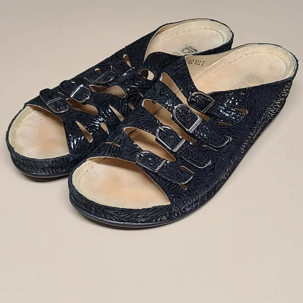 Berkemann Hassel zebra print sandals size 6 - Picture 3 of 9
